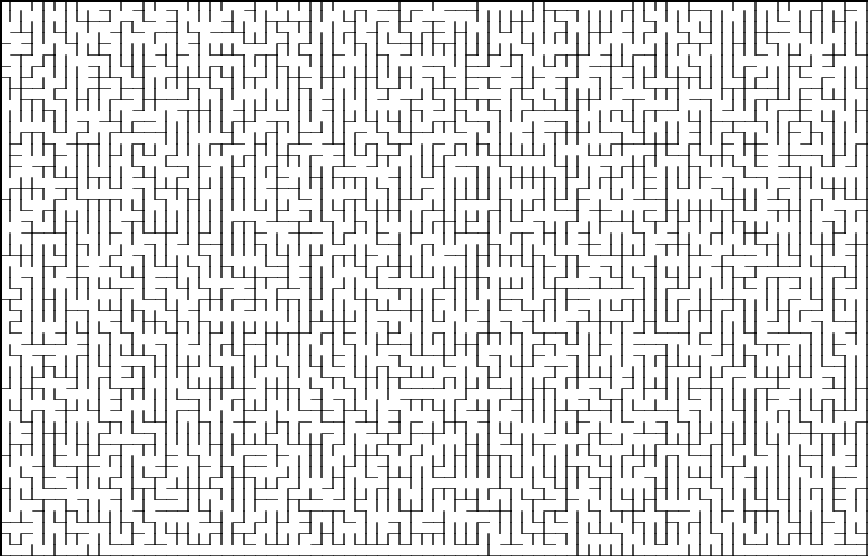 Классические алгоритмы генерации лабиринтов. Часть 2: погружение в случайность - 1