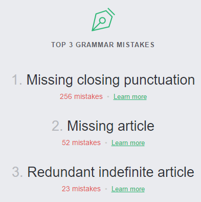 Обзор сервиса Grammarly для улучшения письменной речи на английском языке - 8