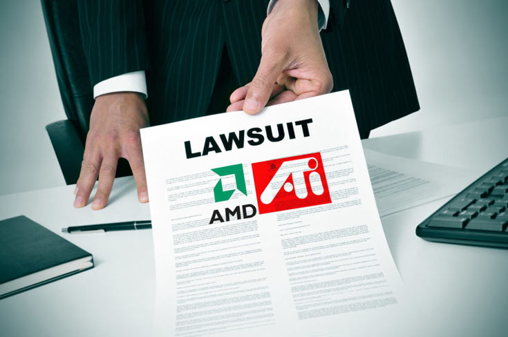 Два из трех патентов, фигурирующих в обращении, были приобретены AMD с покупкой ATI