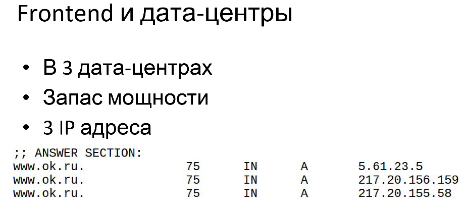 Балансировка нагрузки и отказоустойчивость в «Одноклассниках» - 5