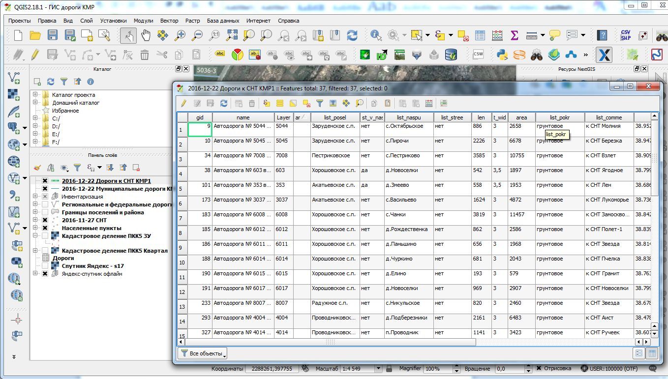 Бесплатные геоинформационные решения QGIS и NextGIS - 3