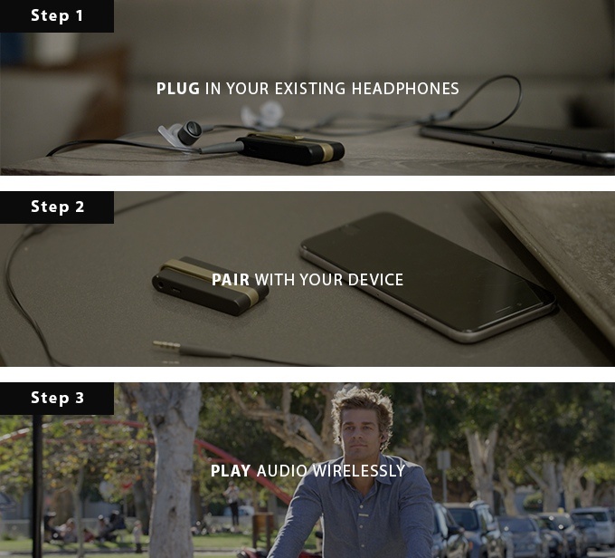Небольшой Bluetooth-адаптер превращает любые наушники в беспроводные - 3 Небольшой Bluetooth-адаптер превращает любые наушники в беспроводные - 3