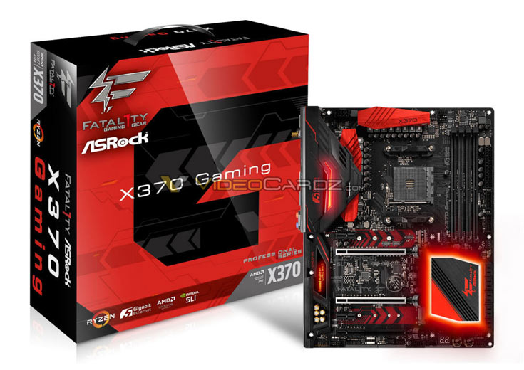 Модель ASRock X370 Fatal1ty Professional Gaming имеет три слота PCIe x16 и по два PCIe x1 и M.2