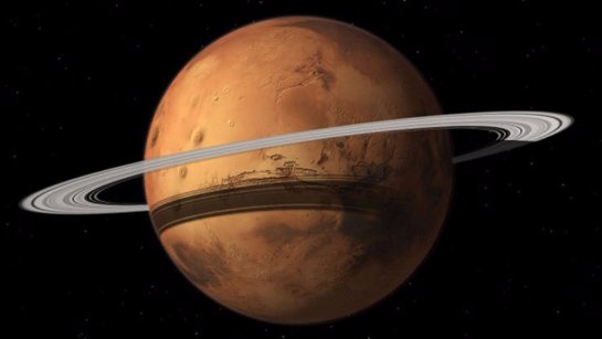 Марс может обзавестись кольцами, что помешает его колонизировать