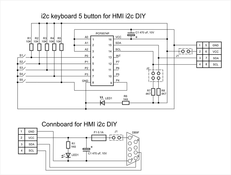 Панель оператора (HMI) с шиной I2C для Arduino - 7