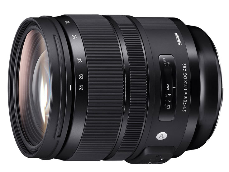 На объектив Sigma 24-70mm F2.8 DG HSM OS Art можно устанавливать фильтры диаметром 82 мм