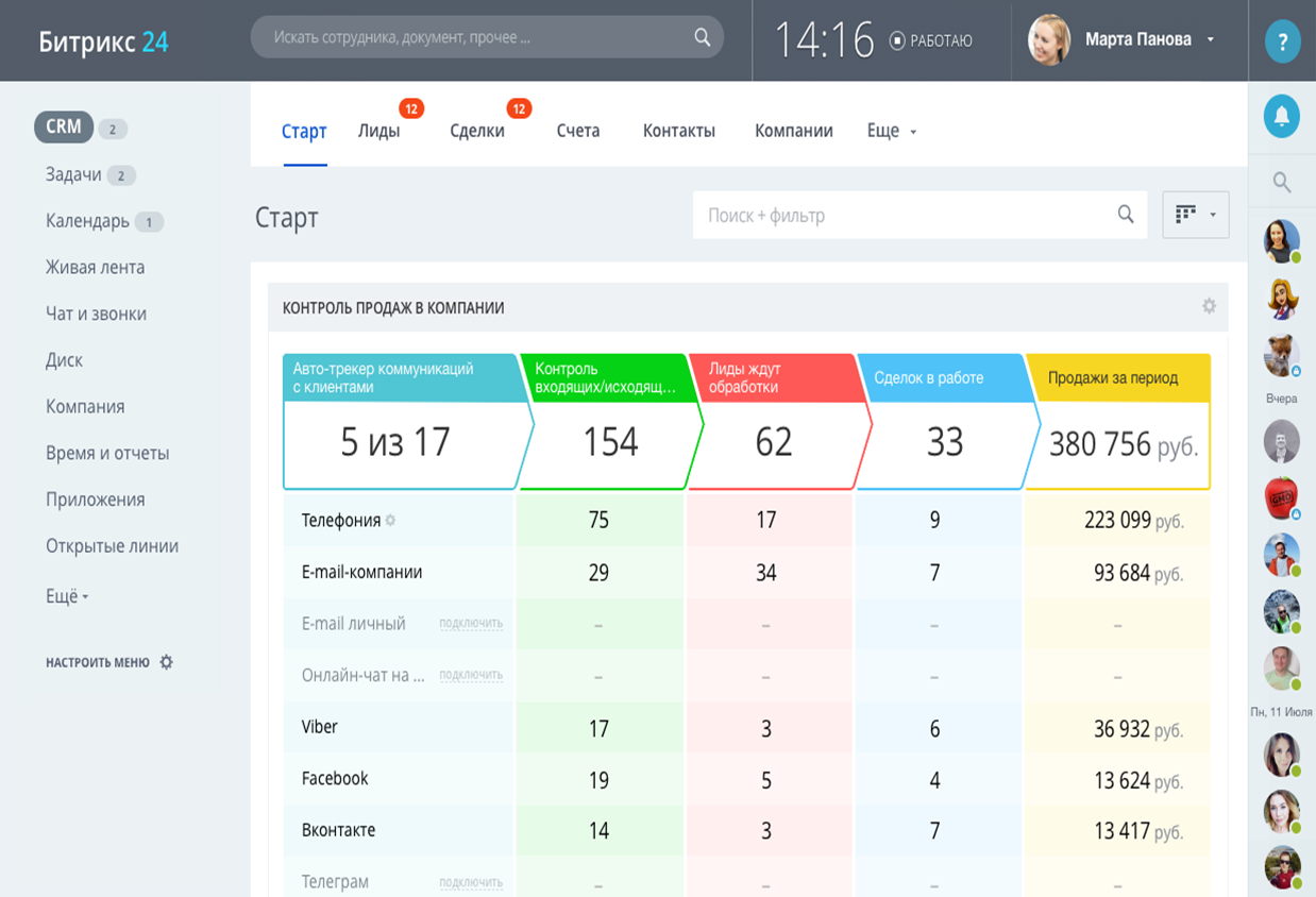 Технологии для работы с клиентами в социальных сетях и мессенджерах - 11