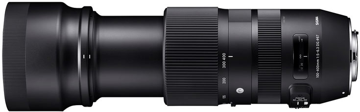 Цена телеобъектива Sigma 100-400mm F5-6.3 DG HSM OS Contemporary пока не названа