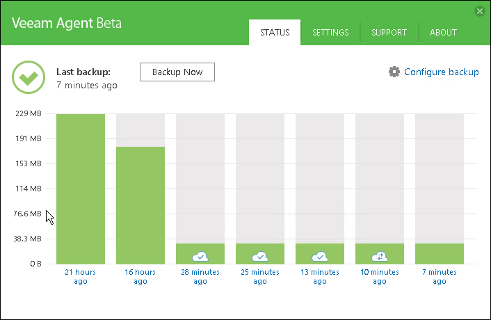 Физический бэкап: на смену Veeam Endpoint Backup пришел Veeam Agent for Microsoft Windows 2.0 - 5