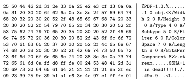 Первый способ генерации коллизий для SHA-1 - 3