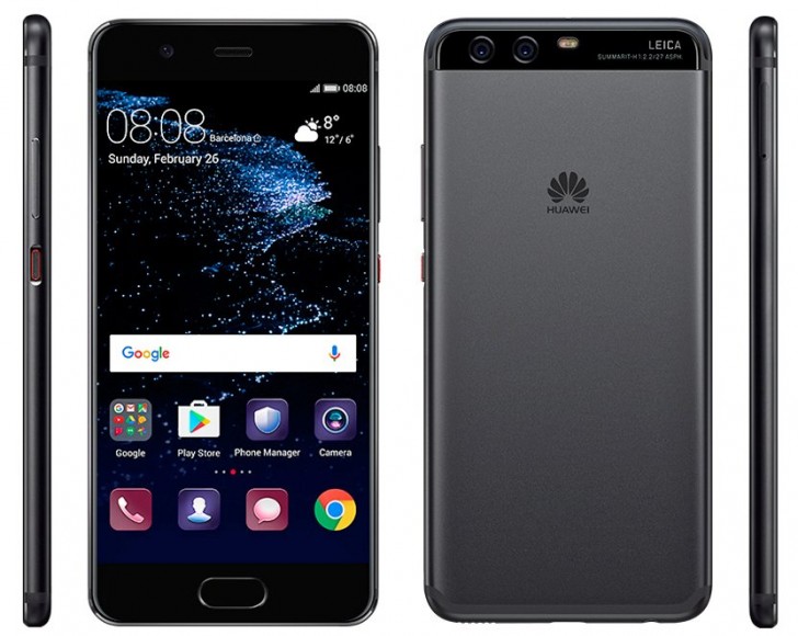 Смартфон Huawei P10 получит 64 ГБ флэш-памяти