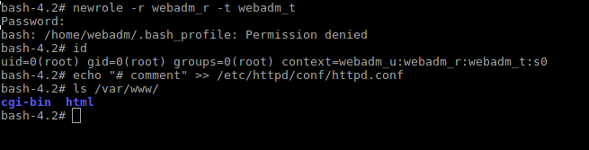 Разработка SELinux-модуля для пользователя - 9 Разработка SELinux-модуля для пользователя - 9