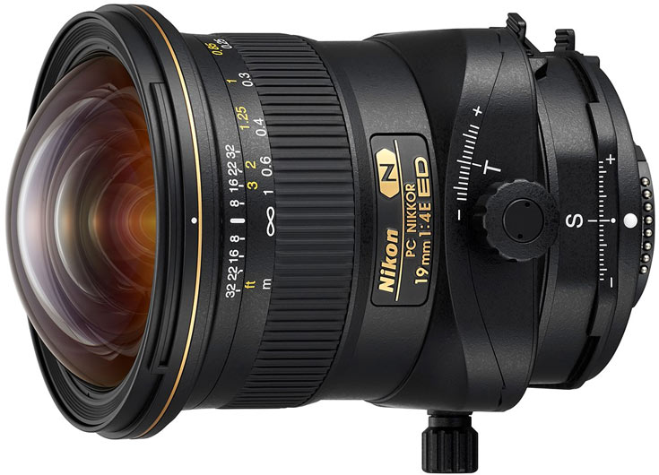 Объектив Nikon PC Nikkor 19mm f/4E ED с коррекцией перспективы