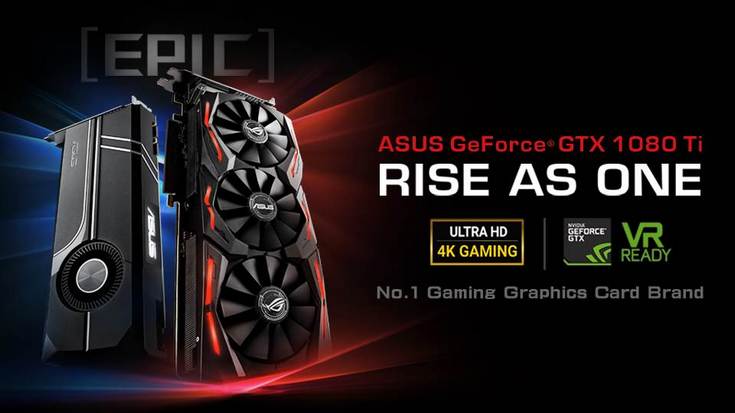 Asus приготовила оригинальные варианты GeForce GTX 1080 Ti