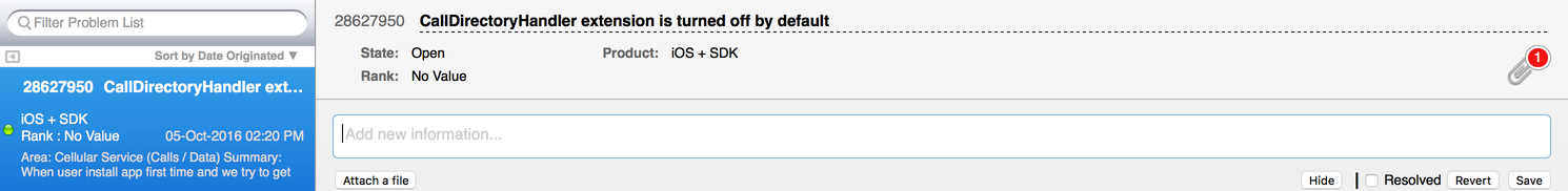 Все «радости» CallKit или как мы делали определитель номера на iOS 10 - 3 Все «радости» CallKit или как мы делали определитель номера на iOS 10 - 3