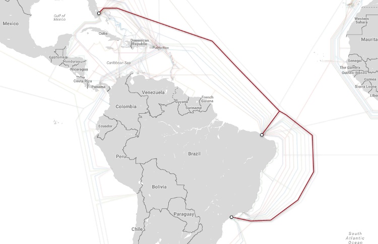 Магистральные проекты телекоммуникационных гигантов и карты подводных каналов связи - 5