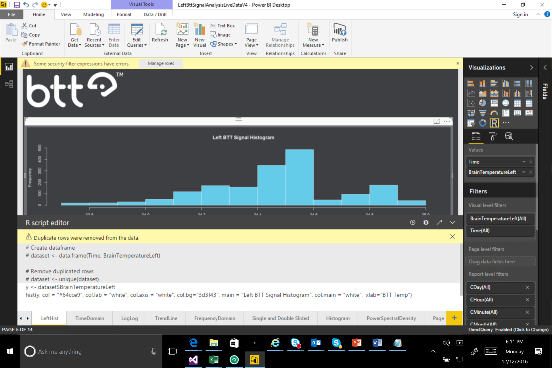 Power BI Embedded, IoT и машинное обучение для обработки термограмм мозга - 4