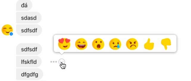 В Facebook Messenger появятся «Реакции», включая кнопку «Не нравится»