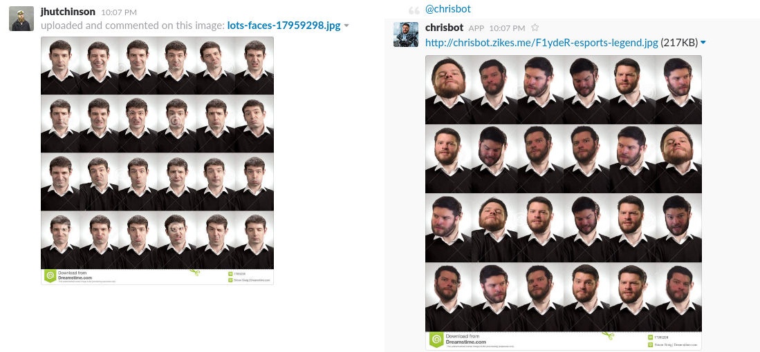 Как я разрушил продуктивность офиса с помощью Slack-бота, заменяющего лица - 6 image