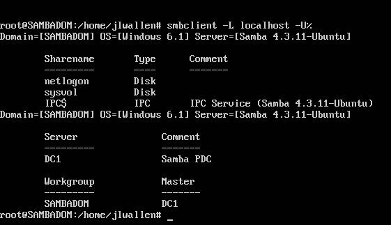 Превращаем Ubuntu Server в контроллер домена с помощью samba-tool - 3