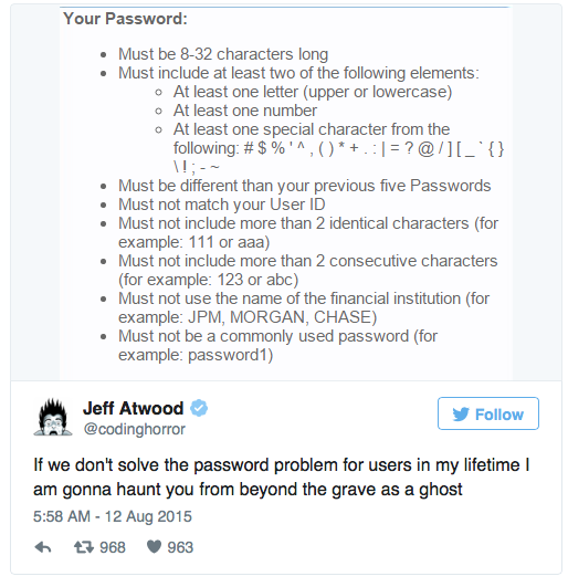 Требования к паролям — полная чушь - 1