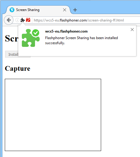Скриншаринг на сайте по WebRTC из браузера Mozilla Firefox - 14 Скриншаринг на сайте по WebRTC из браузера Mozilla Firefox - 14