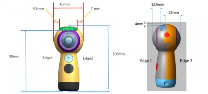 Камера Next Gear 360 будет миниатюрной — 100 мм в высоту и 45 мм в диаметре
