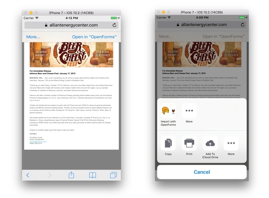 Отправка файлов в приложение Xamarin.Forms. Часть 1 - 2