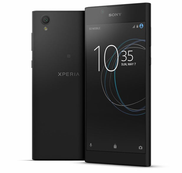 Смартфон Sony Xperia L1 оснащен дисплеем размером 5,5 дюйма