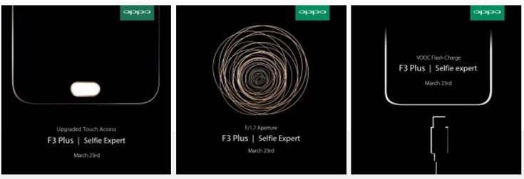 Oppo F3 Plus получит поддержку технологии VOOC и камеру с диафрагмой F/1,7