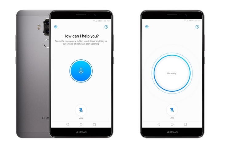 ИИ Amazon Alexa появился на смартфоне Huawei Mate 9