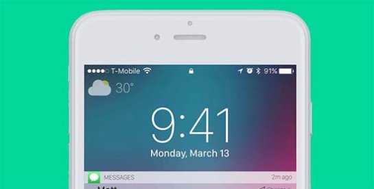 Так может выглядеть идеальный экран блокировки iPhone