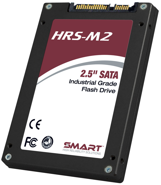 В твердотельных накопителях SMART HRS-M2 используется флэш-память типа MLC NAND
