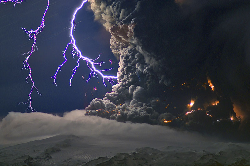 Удивительные вулканические молнии - 4