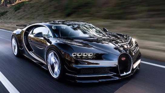 Как Bugatti Chiron разгоняется до 350 км/ч (видео)