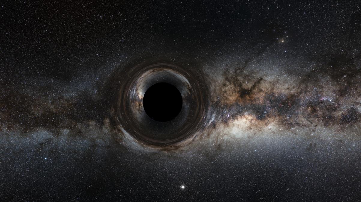 Астрономы впервые обнаружили гравитационный выброс гигантской черной дыры из центра далекой галактики - 1