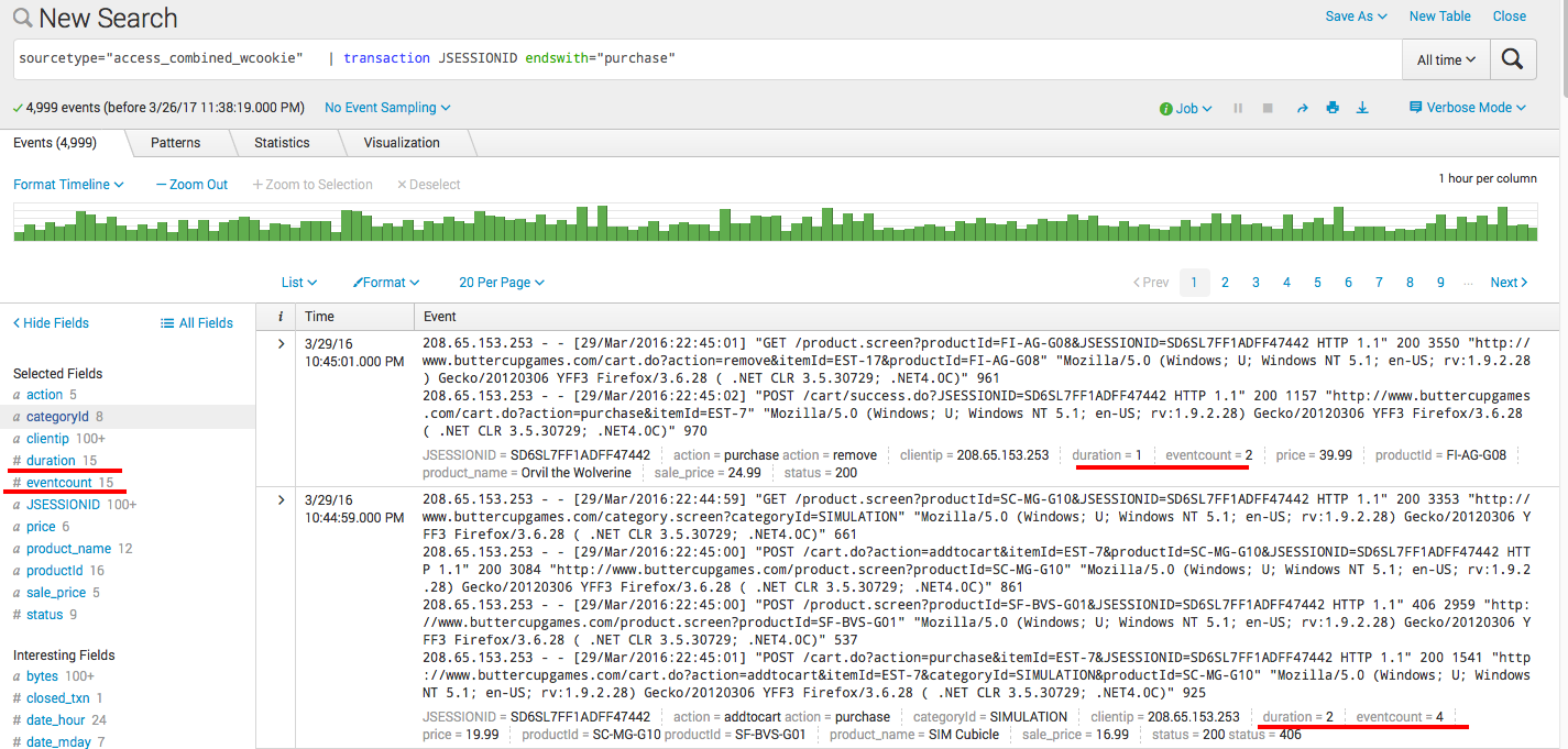 Splunk. Введение в анализ машинных данных — часть 2. Обогащение данных из внешних справочников и работа с гео-данными - 11