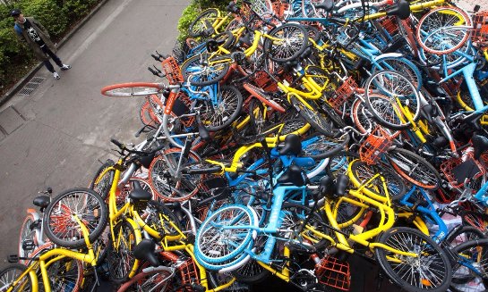 «Тысячи велосипедов валяются по городу» — как велосервисы по модели Uber изменили облик китайских городов