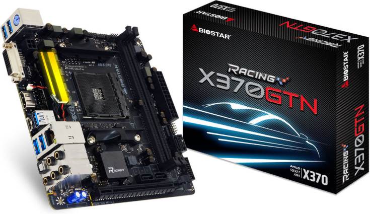 Плата Biostar Racing X370-GTN стоит около $150