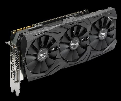 Карты GeForce GTX 1060 OC edition 6GB 9Gbps GDDR5 и ROG Strix GeForce GTX 1080 OC edition 8GB 11Gbps GDDR5X получили память с более высокими частотами