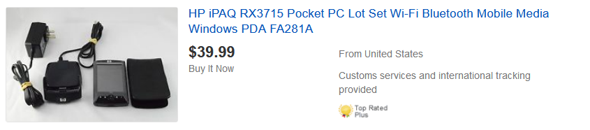 Попытка вернуть былое или КПК с барахолки. Часть 2, сага о КПК HP iPAQ rx3715 - 11