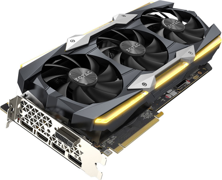 Верхнюю позицию линейки займет модель Zotac GeForce GTX 1080 Ti AMP! Extreme Edition