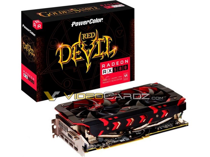 3D-карта Red Devil Radeon RX 580 Golden Sample получит новый кулер