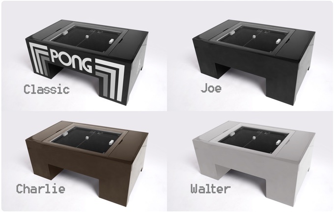 Кофейный столик со встроенной игрой Pong предлагается за $1100