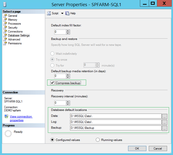 Тюнинг SQL Server 2012 под SharePoint 2013-2016. Часть 2 - 20