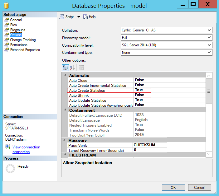 Тюнинг SQL Server 2012 под SharePoint 2013-2016. Часть 2 - 21