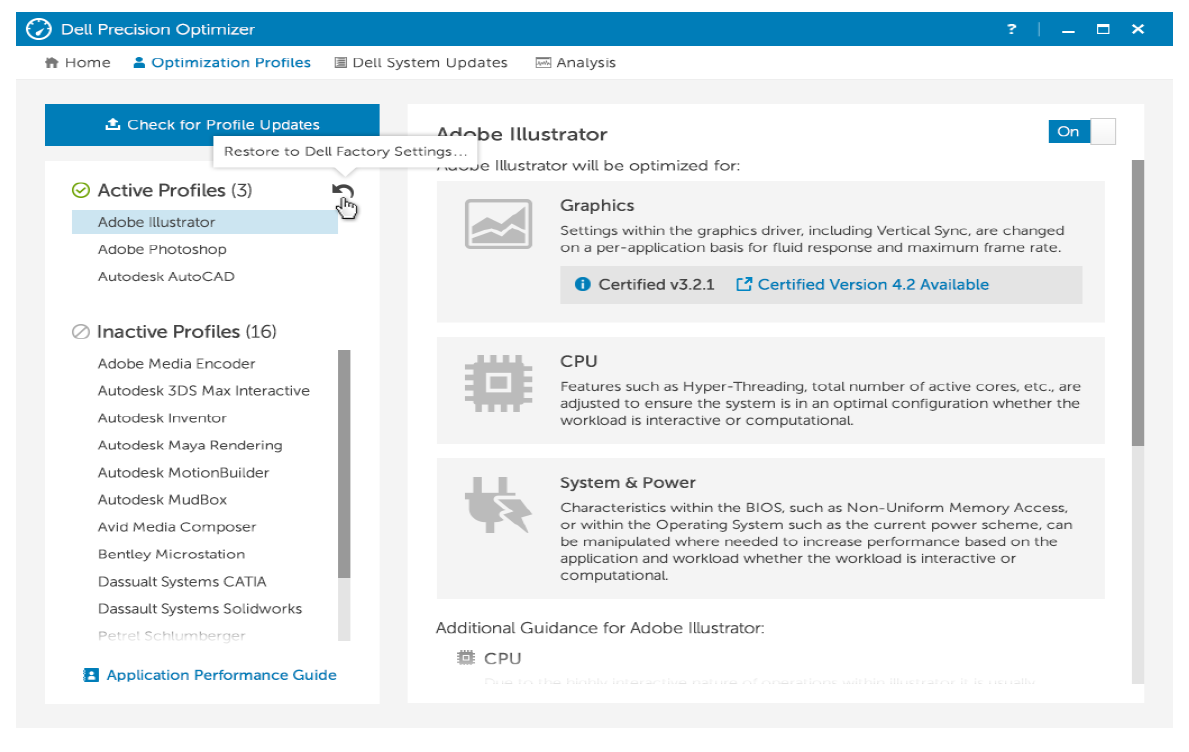 Dell Precision Optimizer: производительность на все сто - 4