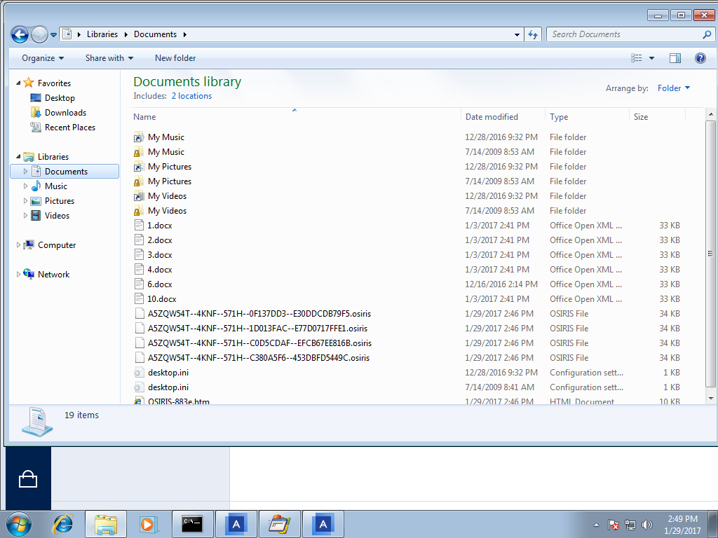 Osiris — новая реинкарнация троянской программы Locky - 12 Osiris — новая реинкарнация троянской программы Locky - 12