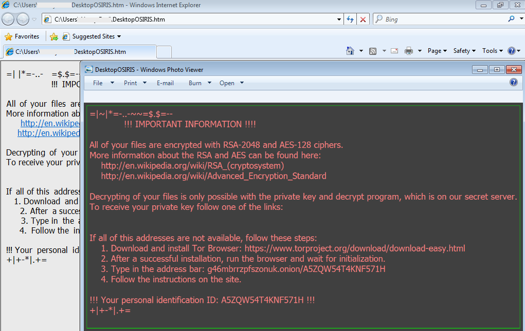 Osiris — новая реинкарнация троянской программы Locky - 9 Osiris — новая реинкарнация троянской программы Locky - 9