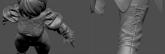 Дизайн персонажа 2B для игры Nier: Automata - 6 Дизайн персонажа 2B для игры Nier: Automata - 6